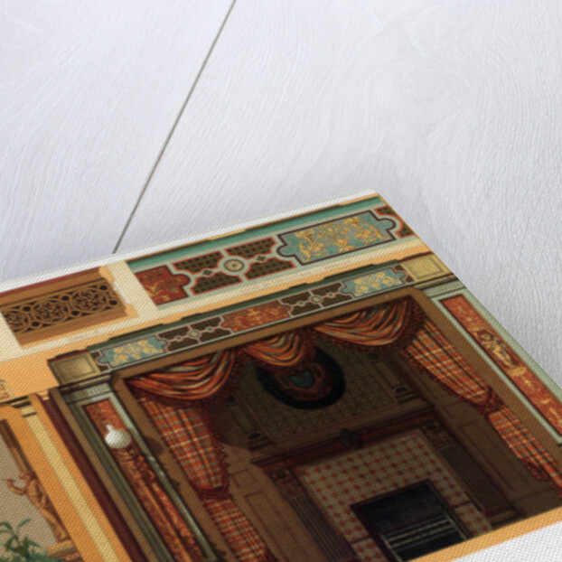 The vestibule of the Hotel du Figaro, Paris, France by G Sanier