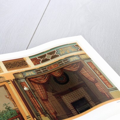 The vestibule of the Hotel du Figaro, Paris, France by G Sanier