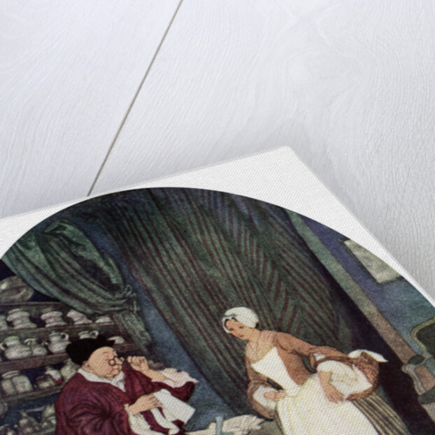 I never at saw sewing so small by Anonymous