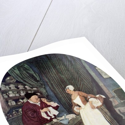 I never at saw sewing so small by Anonymous