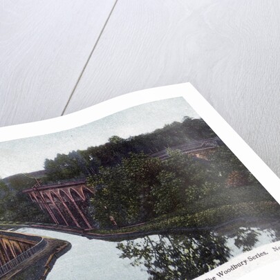 Chirk Aqueduct, Chirk, Wrexham, Wales by Walter Bentley Woodbury