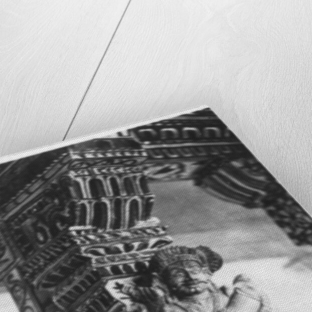 Carved figure in Rami Peram's Pagoda, Ramesvaram, India by Anonymous