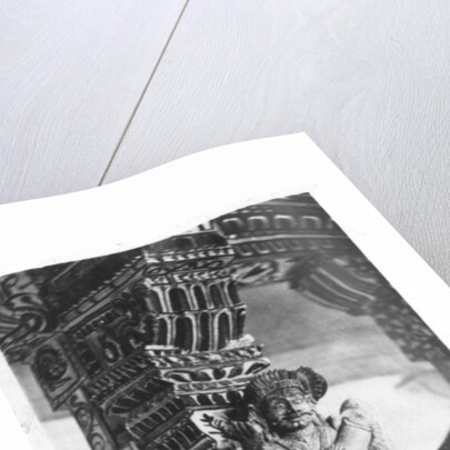 Carved figure in Rami Peram's Pagoda, Ramesvaram, India by Anonymous