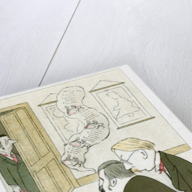 Mr Austin Dobson and Mr Edmund Gosse Composing a Ballade by Max Beerbohm