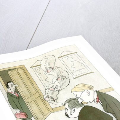 Mr Austin Dobson and Mr Edmund Gosse Composing a Ballade by Max Beerbohm