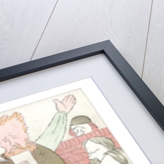 Dante Gabriel Rossetti, in his back garden by Max Beerbohm