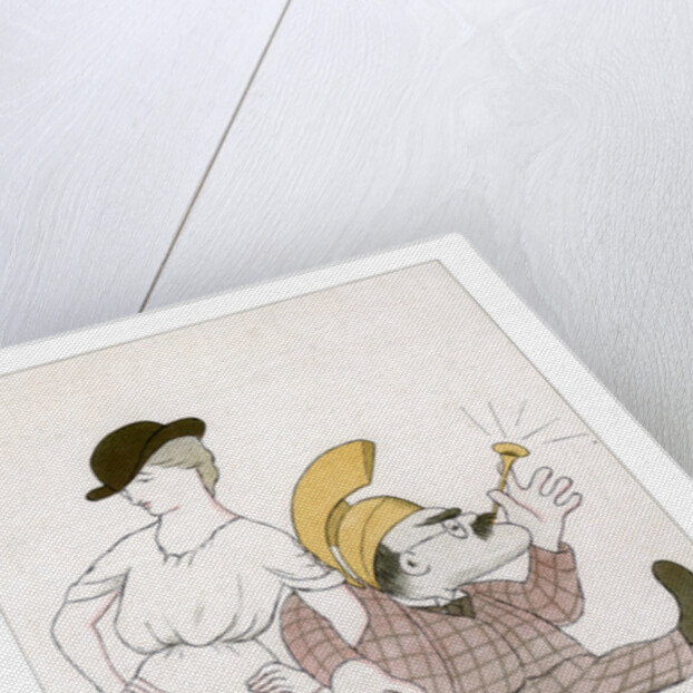 'Mr Rudyard Kipling takes a bloomin day aht, on the blasted 'eath... by Max Beerbohm