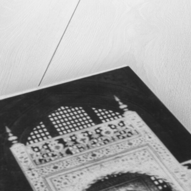 Tomb in the Taj, Agra, Uttar Pradesh, India by Anonymous