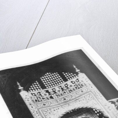 Tomb in the Taj, Agra, Uttar Pradesh, India by Anonymous