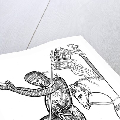 Knight in armour by Anonymous