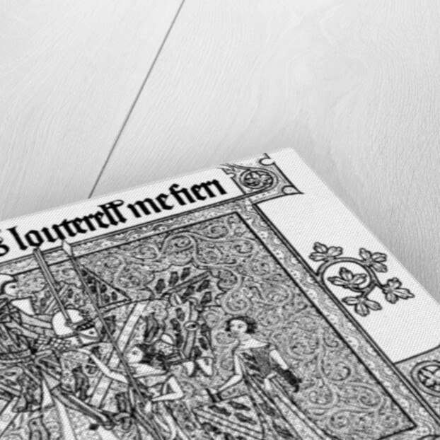 Sir Geoffrey Luttrell, his wife, and daughter-in-law by Anonymous