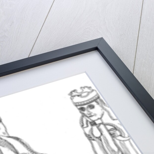 Bone chessmen of Scandinavian design by Anonymous