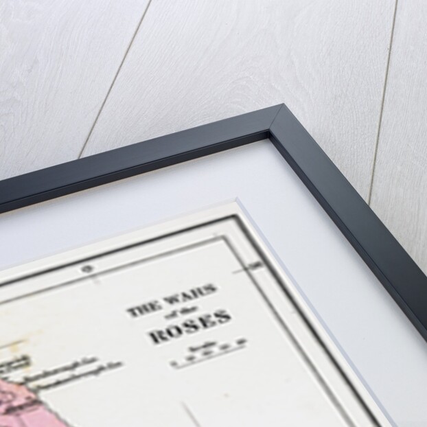 Map of the Wars of the Roses by Anonymous