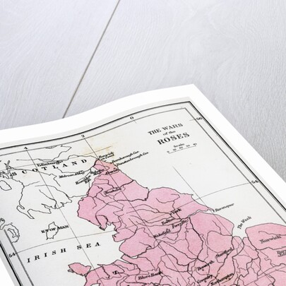 Map of the Wars of the Roses by Anonymous