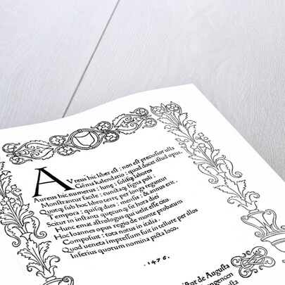 Title page of Kalendarium by Regiomontanus by Anonymous