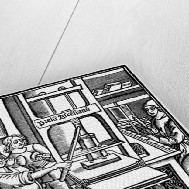 Printing press by Anonymous