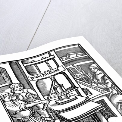 Printing press by Anonymous