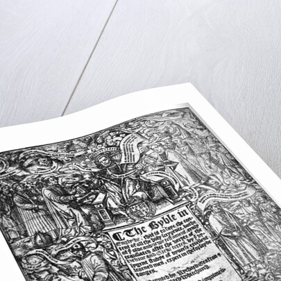 Title page of the Great Bible by Anonymous