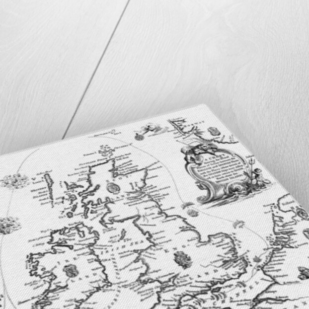 Chart of the Spanish Armada's course by Anonymous