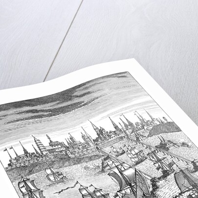 English squadron carrying troops to take possession of Dunkirk by Anonymous