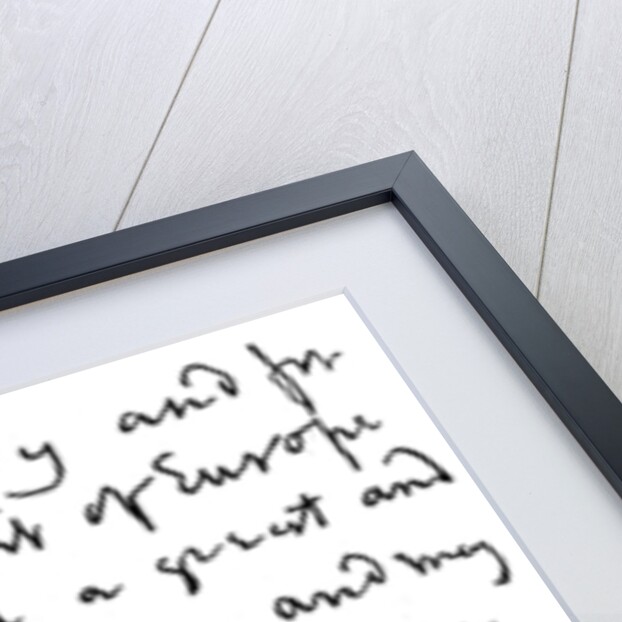 Part of a letter written by Nelson just before the Battle of Trafalgar by Anonymous
