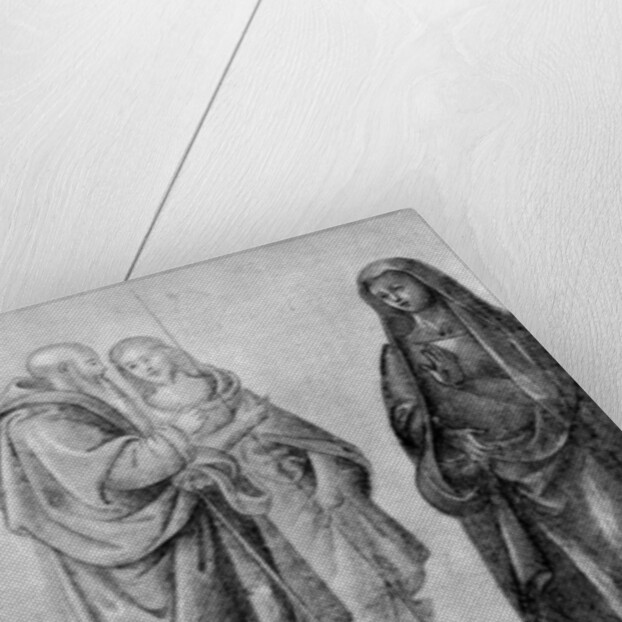 Studies of saints, attributed to Orcagna by Andrea Orcagna