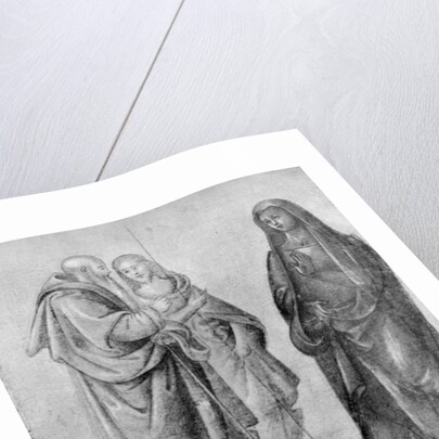 Studies of saints, attributed to Orcagna by Andrea Orcagna