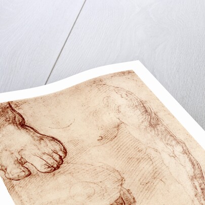 Studies for the figure of the cross-bearer in the Last Judgement, Sistine Chapel by Michelangelo Caravaggio