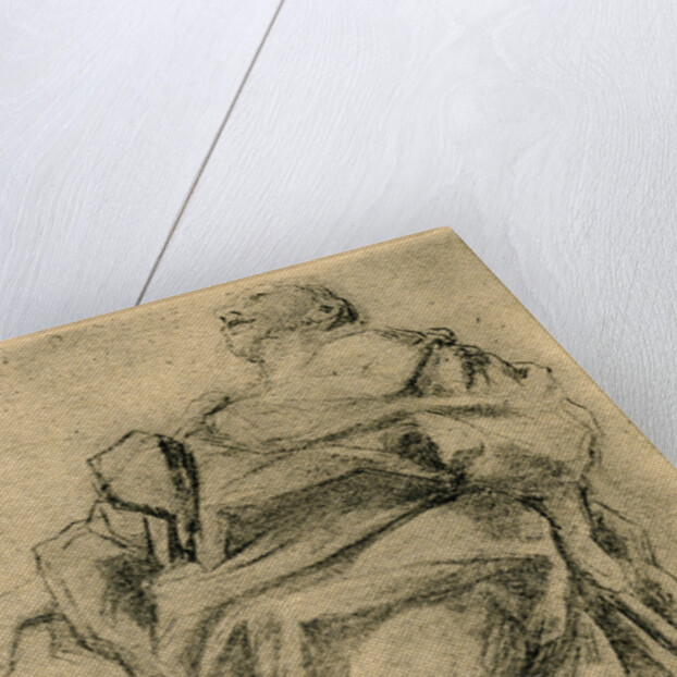 Study for the figure of an apostle by Correggio