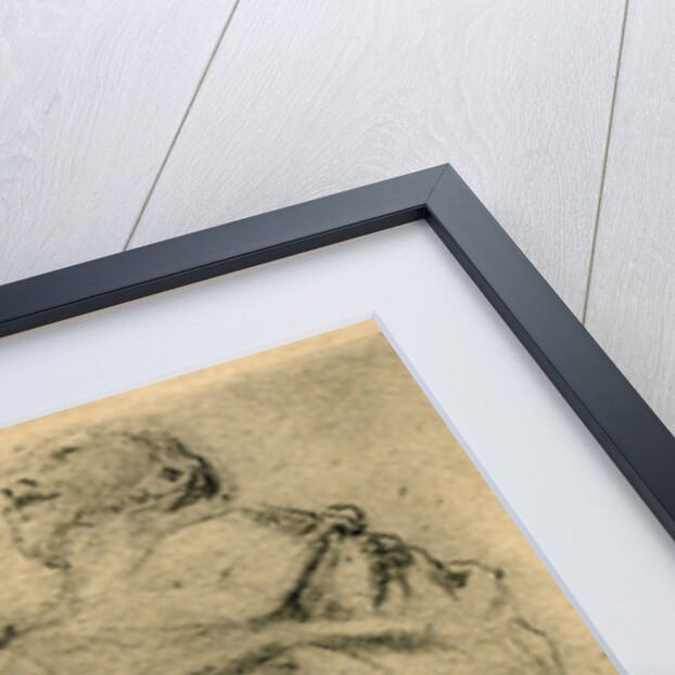 Study for the figure of an apostle by Correggio