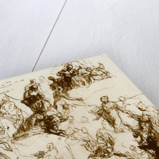 Sketch for the 'Martyrdom of St George' by Paolo Veronese