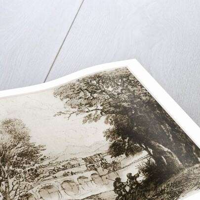 An Italian landscape by Claude Lorrain