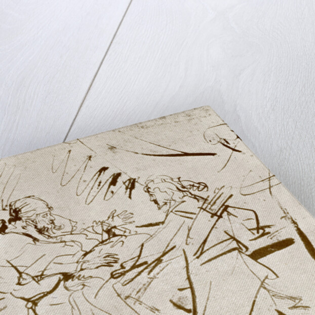 Jacob at Isaac's Bedside by Rembrandt Harmensz van Rijn