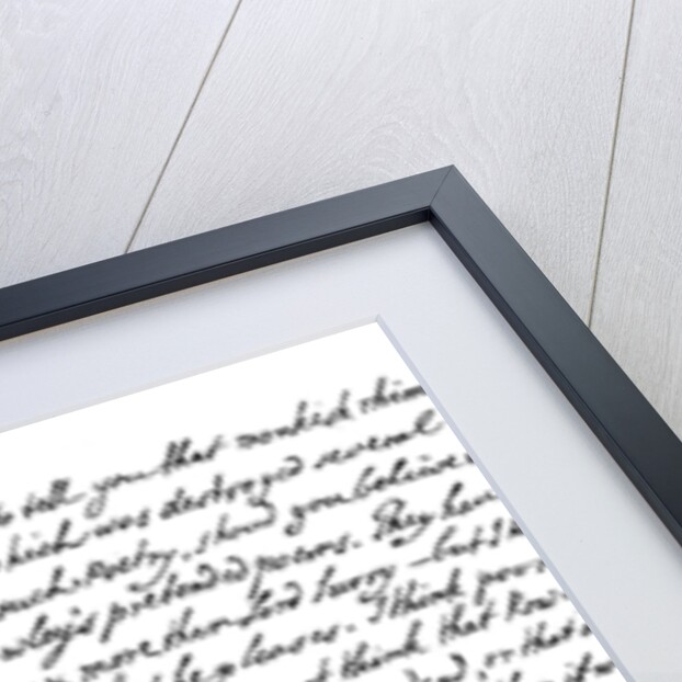 Part of a letter from Horace Walpole to the Reverend Mr Cole by Horace Walpole