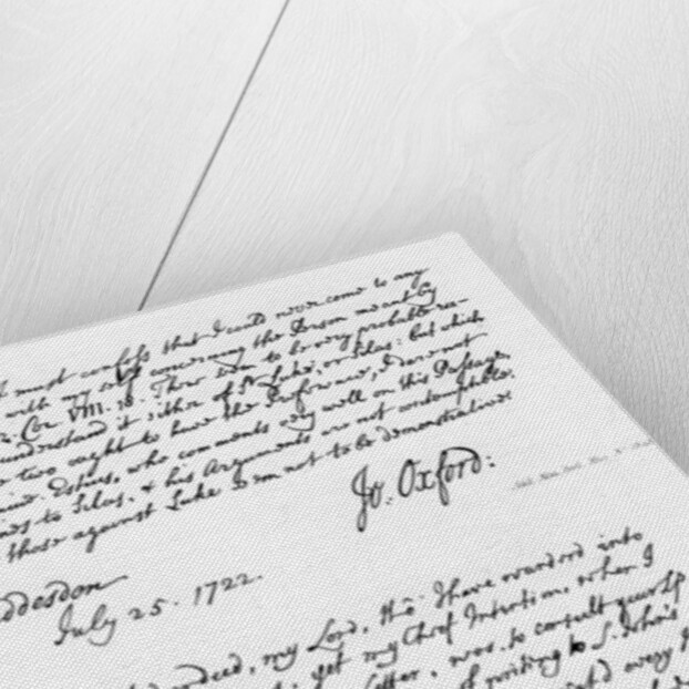 Letters from Potter, Bishop of Oxford, to Atterbury and Atterbury to Trelawney by Francis Atterbury