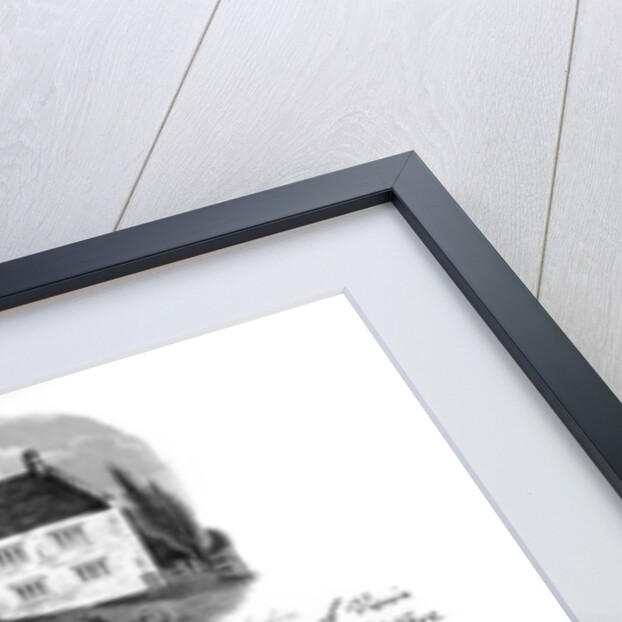 A letter from Isaac Newton, and a view of his birthplace at Woolsthorpe, Lincolnshire by Isaac Newton