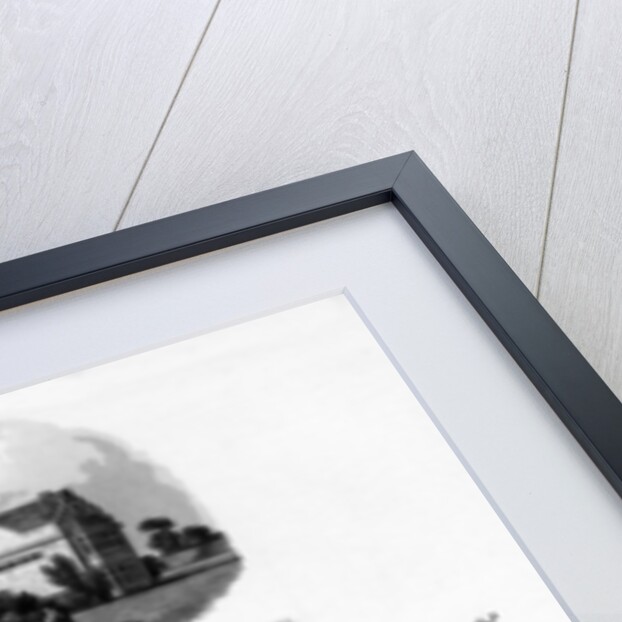 A letter by John Howard, and a view of his residence at Cardington by John Howard