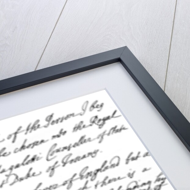 A letter letter from John, 1st Baron Somers by Sir Hans Sloane