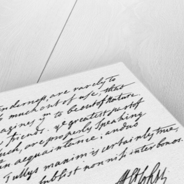 Part of a letter from Henry St John, 1st Viscount Bolingbroke by Henry St John