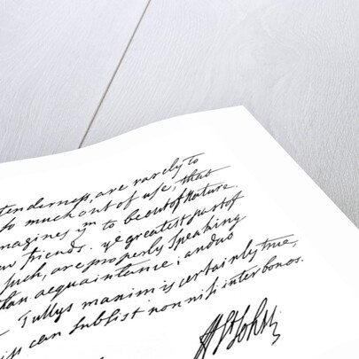 Part of a letter from Henry St John, 1st Viscount Bolingbroke by Henry St John