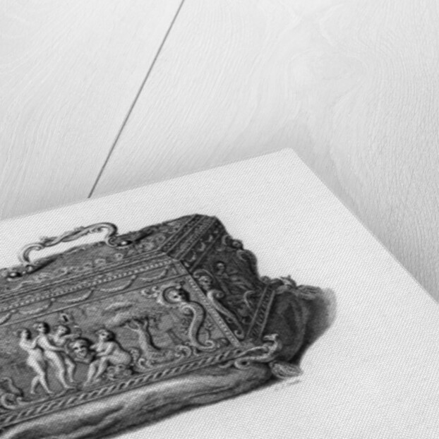 Carved cassolette made from the wood of Shakespeare's mulberry tree by C J Smith
