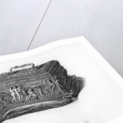 Carved cassolette made from the wood of Shakespeare's mulberry tree by C J Smith