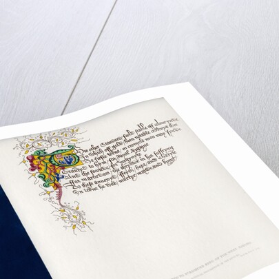 Banner and poem by Anonymous