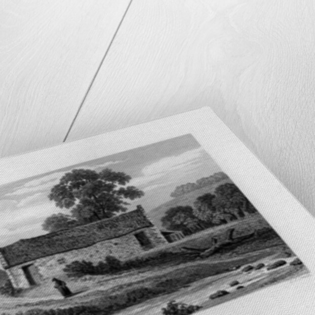 Mill at Bannockburn, in which James III of Scotland was killed in 1488 by C J Smith