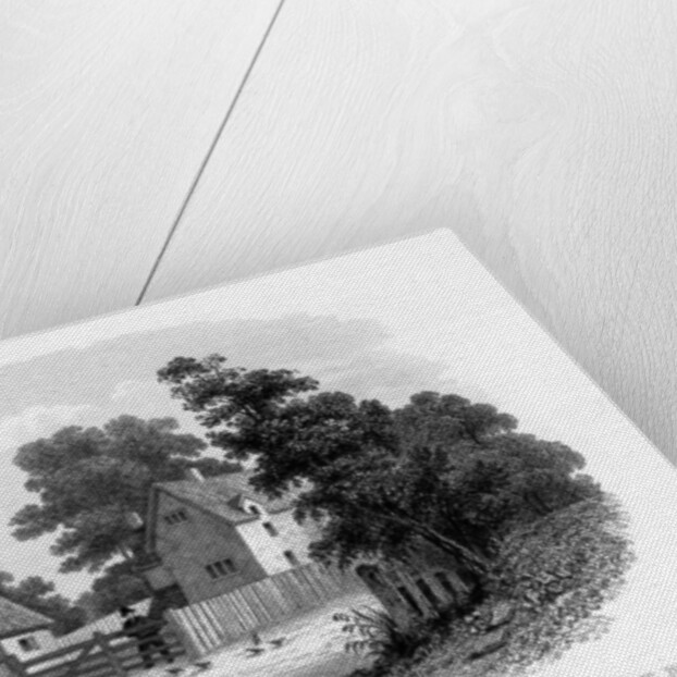 Austin's Farm at Sapiston, Suffolk, the early residence of Robert Bloomfield by G Harrison