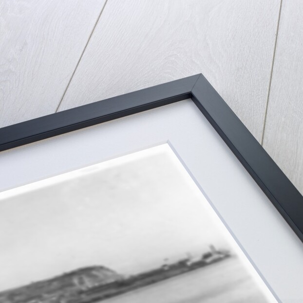 Battleship HMS Revenge off Gilbralter by Anonymous