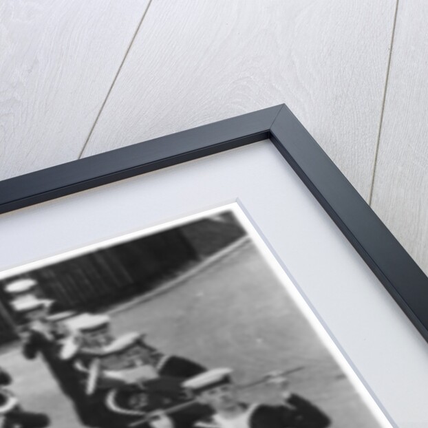 A naval band of HMS Vernon shore establishment at Portsmouth by Anonymous