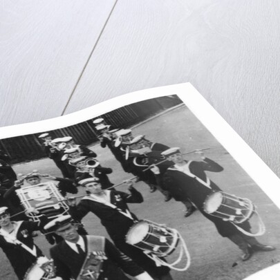 A naval band of HMS Vernon shore establishment at Portsmouth by Anonymous