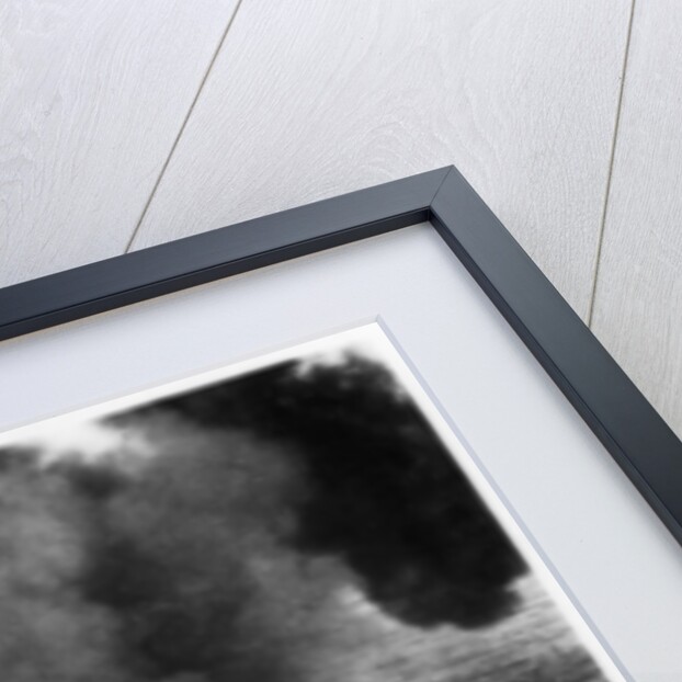 The guns of the battleship HMS Nelson firing by Anonymous