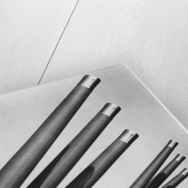 The 16 inch guns of the battleship HMS Rodney by Anonymous